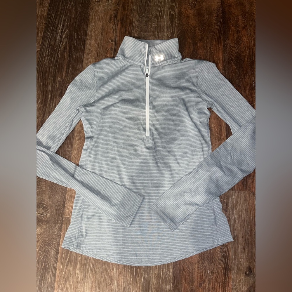 Under Armour Grey 1/2 Zip Long Sleeve